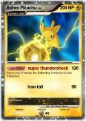 Ashes Pikachu