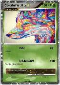 Colorful Wolf