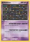 All Pokémon