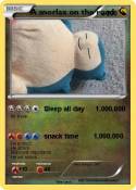 A snorlax on