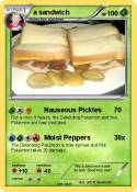 a sandwich