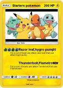 Starters pokemo