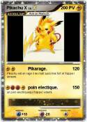 Pikachu X
