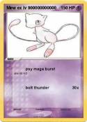 Mew ex lv 90000