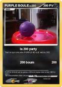 PURPLE BOULE