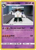His chain is