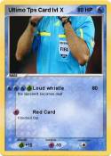 Ultimo Tps Card