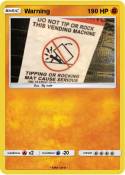 Warning