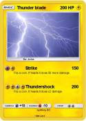 Thunder blade