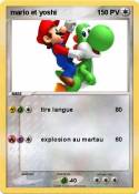 mario et yoshi