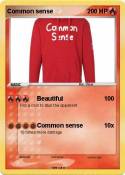 Common sense