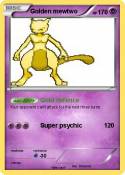 Golden mewtwo