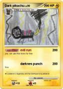Dark pikachu