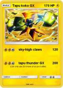 Tapu koko GX