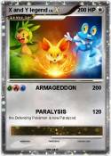 X and Y legend