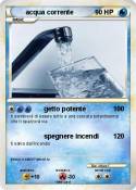 acqua corrente