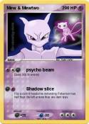 Mew & Mewtwo