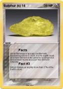 Sulphur (s)