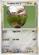 le ballon d'or
