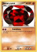 Garnet crystal