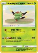 Grookey with a
