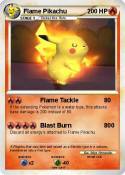 Flame Pikachu