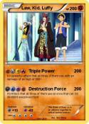 Law, Kid, Luffy
