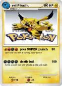 evil Pikachu
