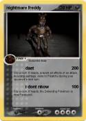 nightmare fredd
