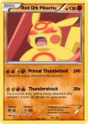 Red Orb Pikachu