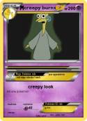 creepy burns
