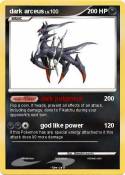 dark arceus
