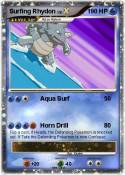Surfing Rhydon
