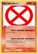 Don’t read attac
