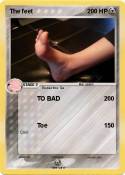 The feet