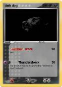 dark dog