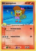 Girl spongebob