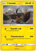 T thunder