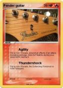 Fender guitar