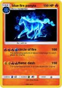 blue fire ponyt