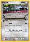 dirty car