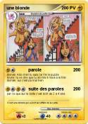 une blonde