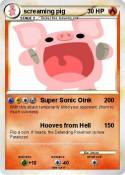 screaming pig