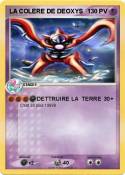 LA COLERE DE