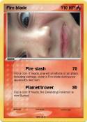 Fire blade
