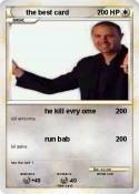 the best card