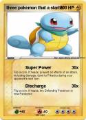 three pokemon