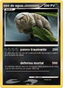 oso de agua