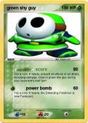 green shy guy