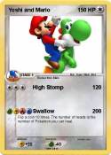 Yoshi and Mario